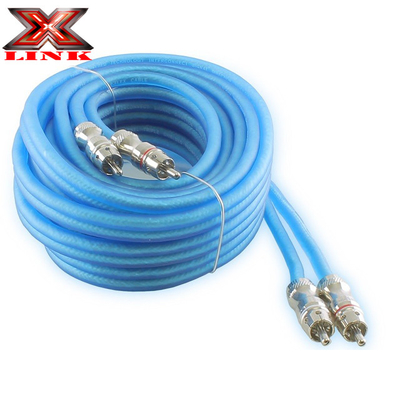 Conductor di rame nudo Interconnessione audio auto cavo audio RCA contorto per il sistema audio