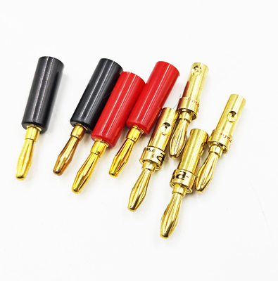 Trasparente 14 Gauge Banana Wire per Bi-Wire Bi-Amp HiFi Surround Sound 99,9% OFC Copper