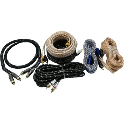 5.5mm di diametro esterno PVC Jacketed Car Audio RCA Cable 2M-2M per prestazioni di fascia alta