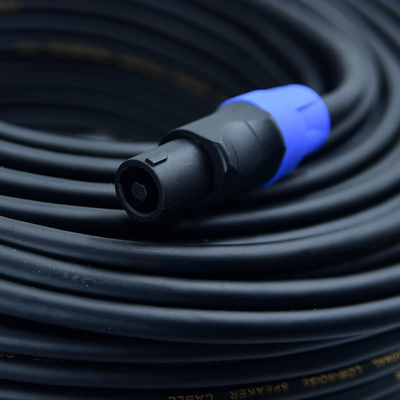 Twist Lock 2 Conductor Speaker Cable Professional 50FT Lunghezza per applicazioni audio