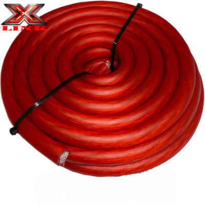 Cavo di alimentazione blu/nero traslucido 2 GA AWG OFC CCA per l'installazione di amplificatori audio per auto