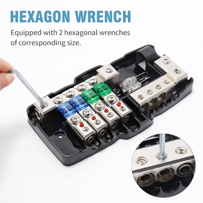 0 awg 12V Multifunzionale Mini ANL Fuse Box Distribuzione Blocco Per Veicoli