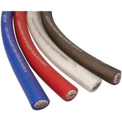 0 gauge OFC Car Audio Power Wire Qualsiasi colore Materiale conduttore in alluminio rivestito di rame