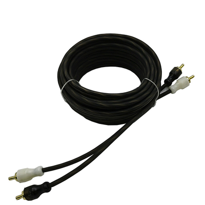 Isolamento arancio 5,2 metri e 17 piedi cavo RCA torto AV per audio auto flessibile