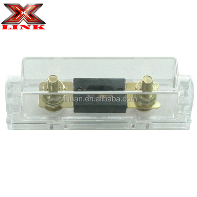 Blocco di distribuzione portafusibili in linea Mini ANL Maxi AGU in vetro DC per auto da 20A-300A AMP