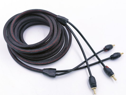 Cavo RCA in rame PVC resistente e privo di ossigeno per interconnessione audio auto