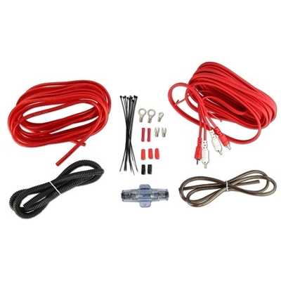 Giacca in PVC 0 4 8 10awg Gauge Auto Car Amp Amplifier Wiring Kit con tipo di connettore RCA