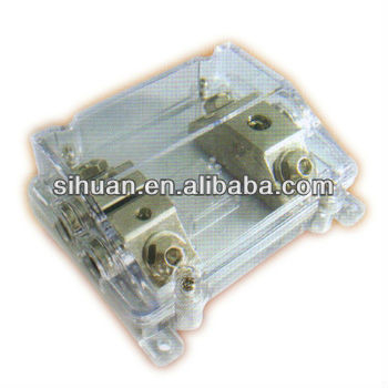 Compatto 12V Mini ANL AFS Fuse Holder per Car Boat Audio System connettori placcati in oro