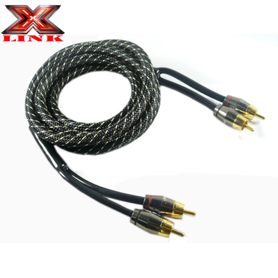 PVC Jacket RCA Cable AV per audio auto e amplificatore audio domestico