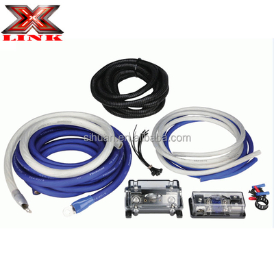 0 2 4 8 Gauge Sub Car Audio Amplifier Wiring Kit 1500 2500 3000 Watt con materiali