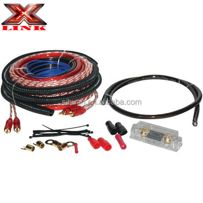 0 2 4 8 Gauge Sub Car Audio Amplifier Wiring Kit 1500 2500 3000 Watt con materiali