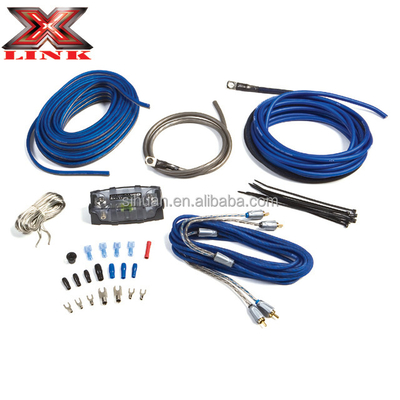 0 2 4 8 Gauge Sub Car Audio Amplifier Wiring Kit 1500 2500 3000 Watt con materiali