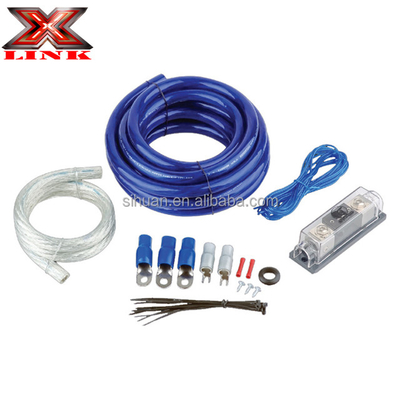 0 2 4 8 Gauge Sub Car Audio Amplifier Wiring Kit 1500 2500 3000 Watt con materiali
