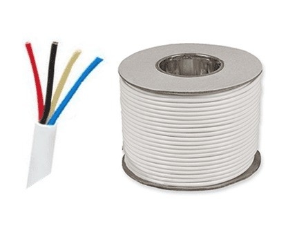 Cable di allarme antincendio 24AWG di PVC isolato in rame multi-core 4 core per sistemi di sicurezza