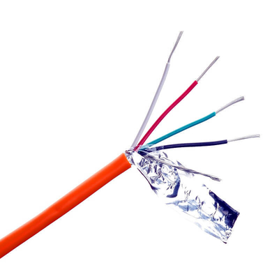 Cable di allarme antincendio 24AWG di PVC isolato in rame multi-core 4 core per sistemi di sicurezza
