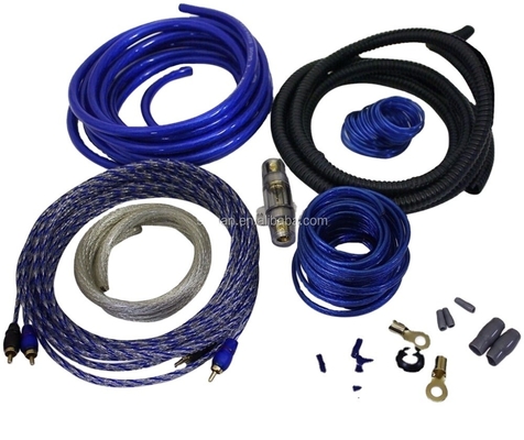 Stock 0/2/4/8 Gauge OFC/CCA Car Audio Amplifier cablaggio kit per i vostri bisogni audio