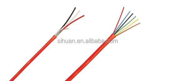 Cable di allarme antincendio FPLR solido in latta CCA 18 AWG 2/C 1000 Ft Protezione del conduttore di rame rosso