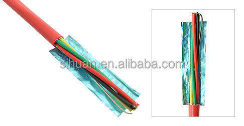 Cable di allarme antincendio FPLR solido in latta CCA 18 AWG 2/C 1000 Ft Protezione del conduttore di rame rosso