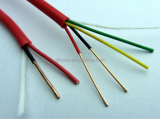 Cable di allarme antincendio FPLR solido in latta CCA 18 AWG 2/C 1000 Ft Protezione del conduttore di rame rosso
