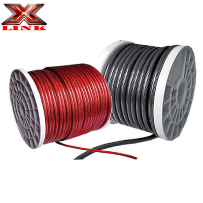 4 Gauge OFC CCA Power Wire per installazione del cablaggio dell'amplificatore audio per auto a bassa tensione