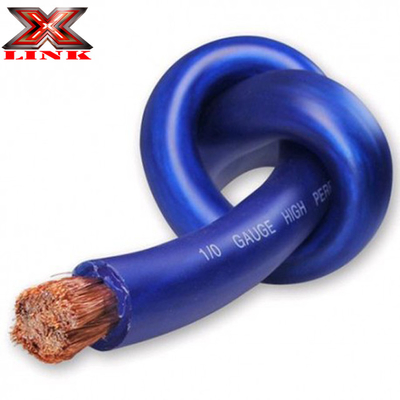 Giacca in PVC morbido 1/0 2 AWG OFC filo elettrico in rame stagnato