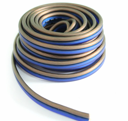Flessibile 12ga OFC Copper Audio Speaker Wire con Jacket PVC morbido e connettore oro