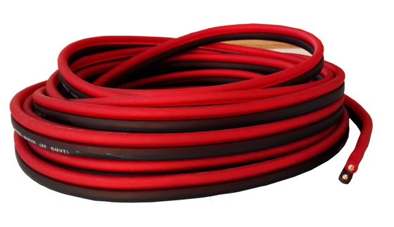Flessibile 12ga OFC Copper Audio Speaker Wire con Jacket PVC morbido e connettore oro
