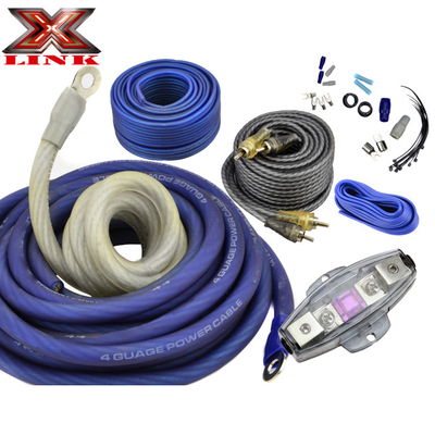 Stranded Conductor 4ga Amp Audio Amplifier Wiring Kits per l'installazione aerea