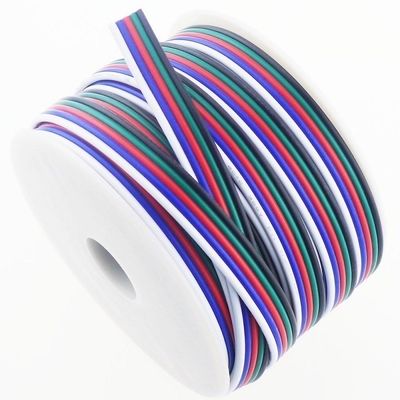 Cordone di estensione del filo flessibile per nastro a LED 1618 Gauge PVC Jacket RGBW RGB 3pin 4pin