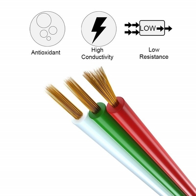 Cordone di estensione del filo flessibile per nastro a LED 1618 Gauge PVC Jacket RGBW RGB 3pin 4pin