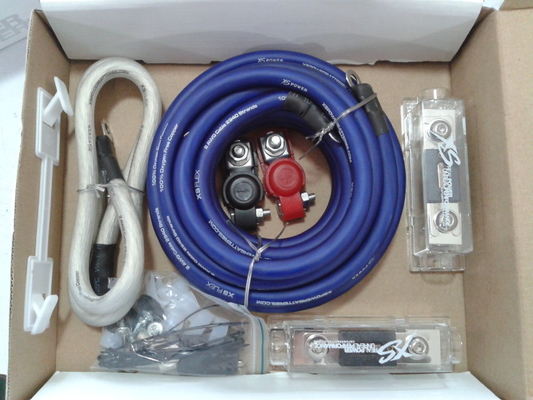 Cavi audio femminile-femminile e cavo 4GA RCA per impianto di installazione del cablaggio dell'amplificatore di auto