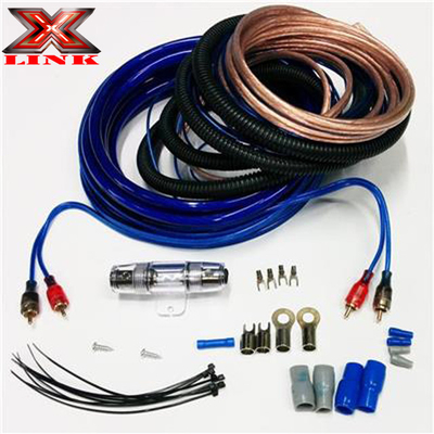 Cavi audio femminile-femminile e cavo 4GA RCA per impianto di installazione del cablaggio dell'amplificatore di auto