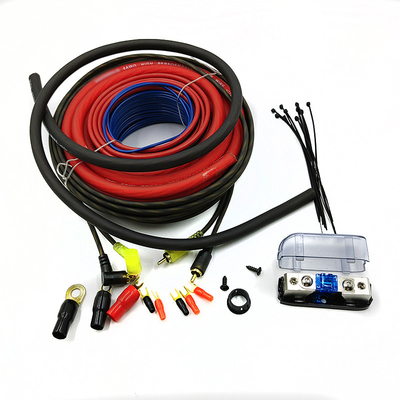 Kit di cavi per amplificatori audio per auto in PVC isolato 8AWG con accessori a un costo accessibile