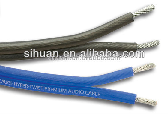 14 Gauge AWG OFC Acciaio per altoparlanti in rame in scatola per auto audio per la casa Giacca in PVC protetta