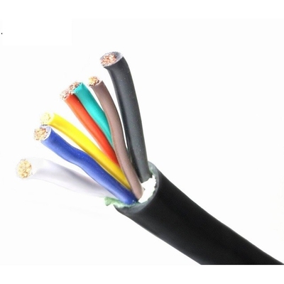 7 Core Black Jacket 5C Way Pin Trailer Lighting Cable con conduttore di rame annelato