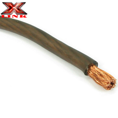 Giacca in PVC morbido 4/0 3/0 2/0 GAUGE AWG Colorato a ghiaccio Cable audio per auto OFC Power Wire
