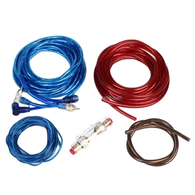 Conductor Copper 4 Gauge CCA Complete Amplifier Installation Wiring Kit per l'audio in auto