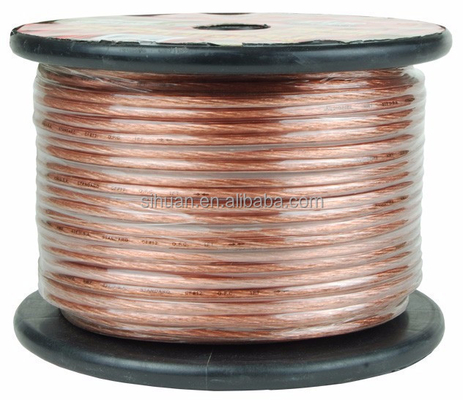 Car Audio System Speaker Wire con flessibilità super trasparente e giacca in PVC trasparente