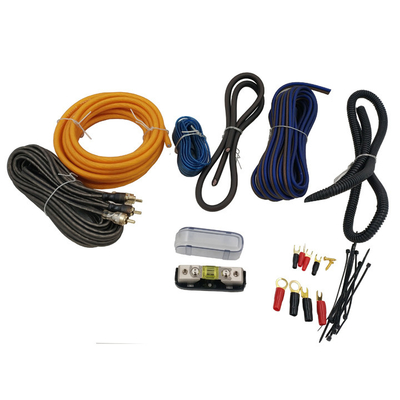 Kit di cablaggio dell'amplificatore audio per auto con schermatura non blindata e diametro esterno opzionale