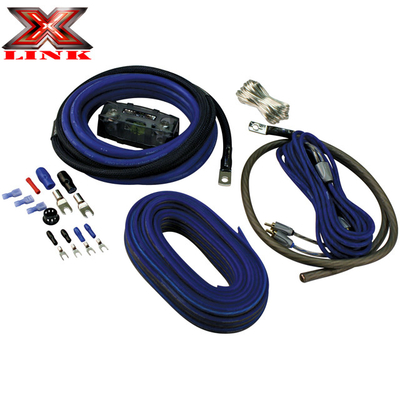 Kit di cablaggio dell'amplificatore audio per auto con schermatura non blindata e diametro esterno opzionale