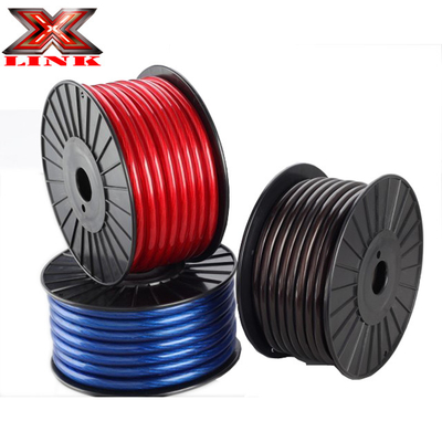 Giacca in PVC 4 AWG OFC Car Audio Power Wire in qualsiasi colore Completa specifiche statunitensi CEA-2015 conforme