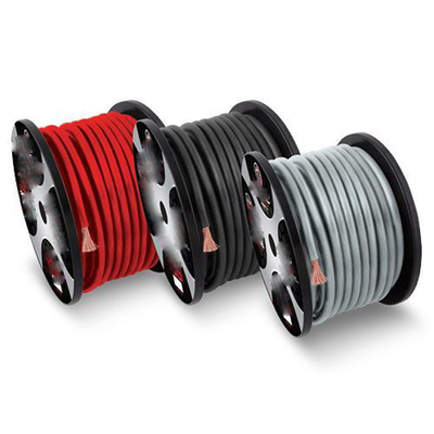 Giacca in PVC 4 AWG OFC Car Audio Power Wire in qualsiasi colore Completa specifiche statunitensi CEA-2015 conforme