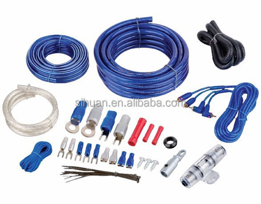 Kit di cablaggio dell'altoparlante a conducente di rame per l'audio in PVC, calibro 8