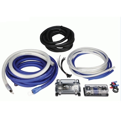 Kit di cablaggio dell'amplificatore a bassa tensione CCA completo con cavo OFC RCA in True 0 Gauge