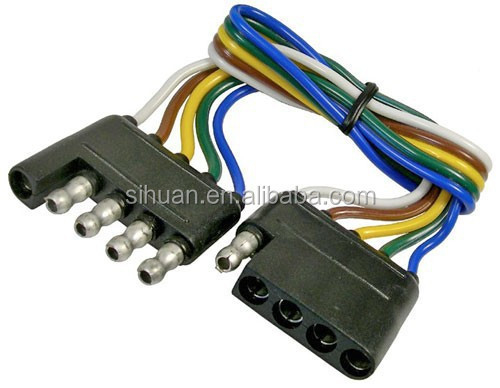 2.8X diametro esterno 4c 18AWG filo di rimorchio legato cavo con presa conduttore di rame nudo