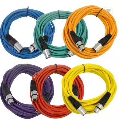Cable acustico XLR con connettore in oro