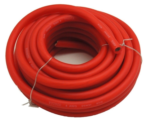 0 Gague Wire Car Audio Battery Cable con altoparlante in qualsiasi colore Made
