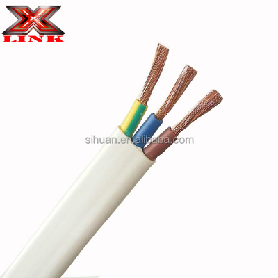 VDE 0281 Cavo di rame stratificato Materiale isolante in PVC Filato TPS Twin Earth