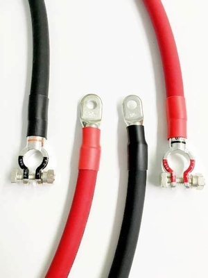 5/16' Lug Terminals 12" Tinned Copper Battery Inverter Cable per Auto Truck RV Solar