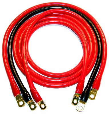 5/16' Lug Terminals 12" Tinned Copper Battery Inverter Cable per Auto Truck RV Solar